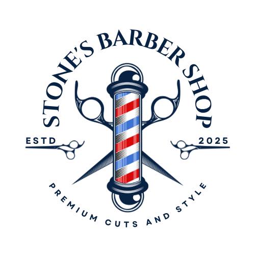 Stone's Barber Shop Logo